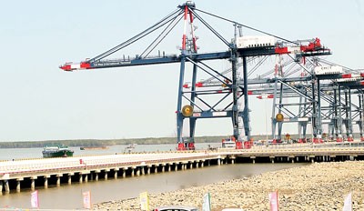 Cai Mep-Thi Vai Deep Seaport lacks patronage (Photo: SGGP)